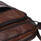 Мужская кожаная сумка через плечо Borsa Leather K18490-brown фото