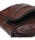 Мужская кожаная сумка через плечо Borsa Leather K18490-brown фото, картинка, изображение