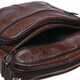 Мужская кожаная сумка через плечо Borsa Leather K18490-brown фото