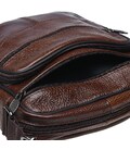 Мужская кожаная сумка через плечо Borsa Leather K18490-brown фото, картинка, изображение