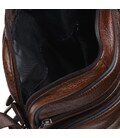 Мужская кожаная сумка через плечо Borsa Leather K18490-brown фото, картинка, изображение