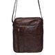 Мужская кожаная сумка через плечо Borsa Leather K18450-brown фото