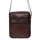 Мужская кожаная сумка через плечо Borsa Leather K18450-brown фото