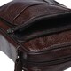 Мужская кожаная сумка через плечо Borsa Leather K18450-brown фото