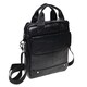 Мужская кожаная сумка через плечо Borsa Leather K18859-black фото