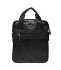 Чоловіча шкіряна сумка через плече Borsa Leather K18859-black картинка, зображення, фото