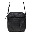 Чоловіча шкіряна сумка через плече Borsa Leather K11027-black картинка, зображення, фото