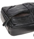 Чоловіча шкіряна сумка через плече Borsa Leather K11027-black картинка, зображення, фото