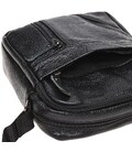 Чоловіча шкіряна сумка через плече Borsa Leather K11027-black картинка, зображення, фото