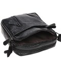 Чоловіча шкіряна сумка через плече Borsa Leather K11027-black картинка, зображення, фото
