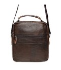 Мужская кожаная сумка на плечо Borsa Leather K15112-brown фото, картинка, изображение