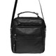 Чоловіча шкіряна сумка на плече Borsa Leather K15112-black картинка, зображення, фото