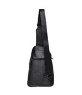 Мужской кожаный рюкзак через плечо Borsa Leather K1029-black фото, картинка, изображение