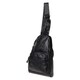 Чоловічий шкіряний рюкзак через плече Borsa Leather K1029-black картинка, зображення, фото