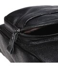 Мужской кожаный рюкзак через плечо Borsa Leather K1029-black фото, картинка, изображение
