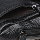 Мужской кожаный рюкзак через плечо Borsa Leather K1029-black фото