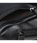 Мужской кожаный рюкзак через плечо Borsa Leather K1029-black фото, картинка, изображение
