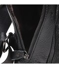 Мужской кожаный рюкзак через плечо Borsa Leather K1029-black фото, картинка, изображение