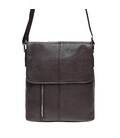 Мужская кожаная сумка на плечо Borsa Leather K15103-brown фото, картинка, изображение