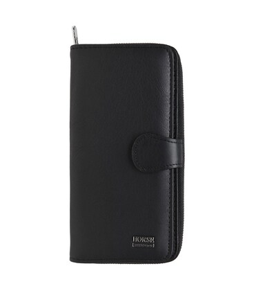 Женский кожаный кошелек Horse Imperial K11090-black фото, картинка, изображение