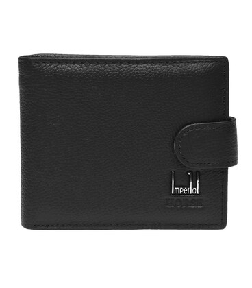 Мужской кожаный кошелек Horse Imperial K1023-black фото, картинка, изображение