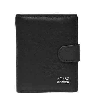 Мужской кожаный кошелек Horse Imperial K1010a-black фото, картинка, изображение