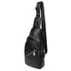 Мужской кожаный рюкзак Borsa Leather k16603-black фото