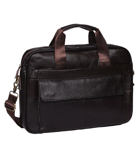 Мужская кожаная сумка Keizer k11688-brown фото, картинка, изображение
