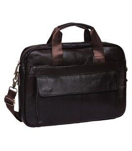 Мужская кожаная сумка Keizer k11688-brown фото, картинка, изображение