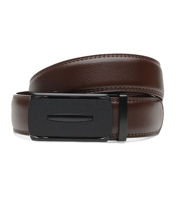 Мужской кожаный ремень Borsa Leather C136-22320-1 Коричневый фото, картинка, изображение