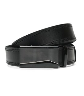 Мужской кожаный ремень с пряжкой автомат CV1gnn32-125 фото, картинка, изображение