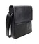 Чоловічий шкіряний месенджер Borsa Leather 1t8870-black картинка, зображення, фото