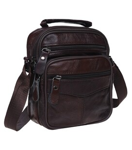 Чоловіча шкіряна сумка Keizer K103b-brown картинка, зображення, фото