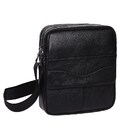 Чоловіча шкіряна сумка Keizer K15206-black картинка, зображення, фото