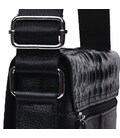Мужская кожаная сумка Keizer K187013-black фото, картинка, изображение