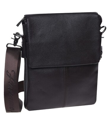 Мужская кожаная сумка Keizer K12055-brown фото, картинка, изображение