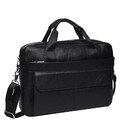 Чоловіча шкіряна сумка Keizer K11688-black картинка, зображення, фото