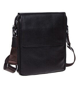 Чоловіча шкіряна сумка через плече Keizer K13508-brown картинка, зображення, фото