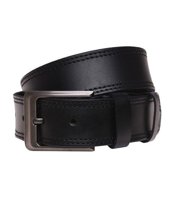 Широкий мужской кожаный ремень Borsa Leather 125v1gen54 фото, картинка, изображение