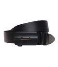 Кожаный ремень с пряжкой автомат Borsa Leather v1genav10 фото, картинка, изображение