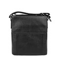 Чоловіча шкіряна сумка Borsa Leather 1t8153m-black картинка, зображення, фото