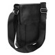 Мужская кожаная сумка Borsa Leather 1t8153m-black фото