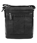 Чоловіча шкіряна сумка Borsa Leather 1t8153m-black картинка, зображення, фото