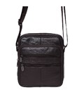 Мужская кожаная сумка Borsa Leather K14012-brown фото, картинка, изображение