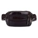 Мужская кожаная сумка на пояс Borsa Leather 1t167m-brown фото