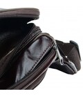 Мужская кожаная сумка на пояс Borsa Leather 1t167m-brown фото, картинка, изображение
