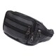 Чоловіча шкіряна сумка на пояс Borsa Leather 1t166m-black картинка, зображення, фото