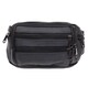 Чоловіча шкіряна сумка на пояс Borsa Leather 1t166m-black картинка, зображення, фото