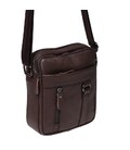 Мужская кожаная сумка Borsa Leather K11169a-brown фото, картинка, изображение