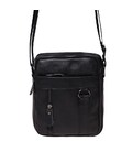 Мужская кожаная сумка Borsa Leather K11169a-black фото, картинка, изображение